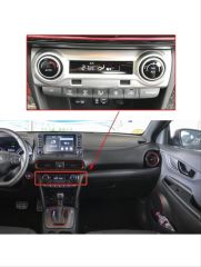 HYUNDAI KONA KLIMA DÜGME KAPLAMA - SILVER
