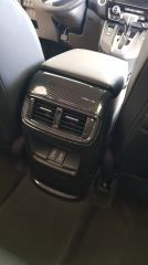 Honda crv uyumlu arka menfez kaplaması karbon 2018+