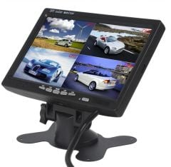 Araç monitörü 4 e bölünür ekran 4 kamera girişli servis araçları için 7''inch dijital