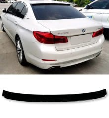 Bmw g30 cam üstü spoiler siyah boyalı plastik 2017 / 2023