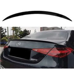 Mercedes w206 bagaj üstü spoiler siyah boyalı plastik 2020+