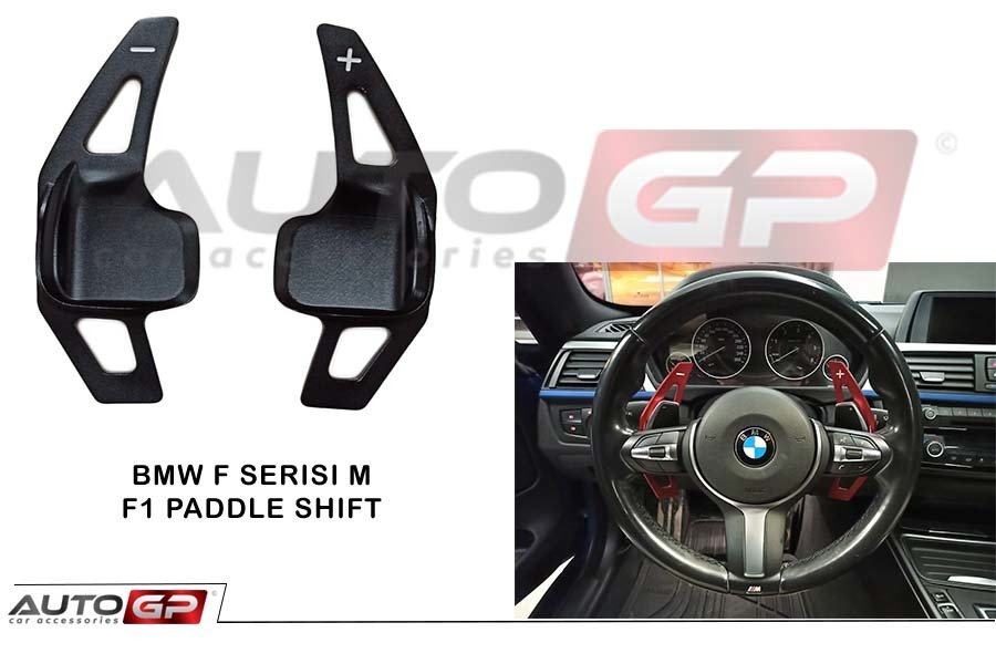 Bmw F32 F33 F36 m direksiyon f1 vites kulakçık paddle shift siyah