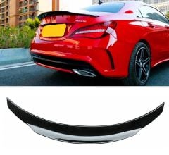 Mercedes cla w117 psm bagaj üstü spoiler pianoblack boyalı 2013 / 2018