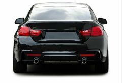 Bmw f32 f36 m performance difüzör çift çıkış siyah