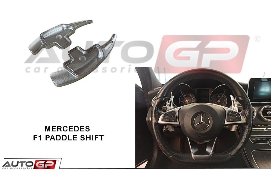 Mercedes cla direksiyon f1 vites kulakçık paddle shift gri w117