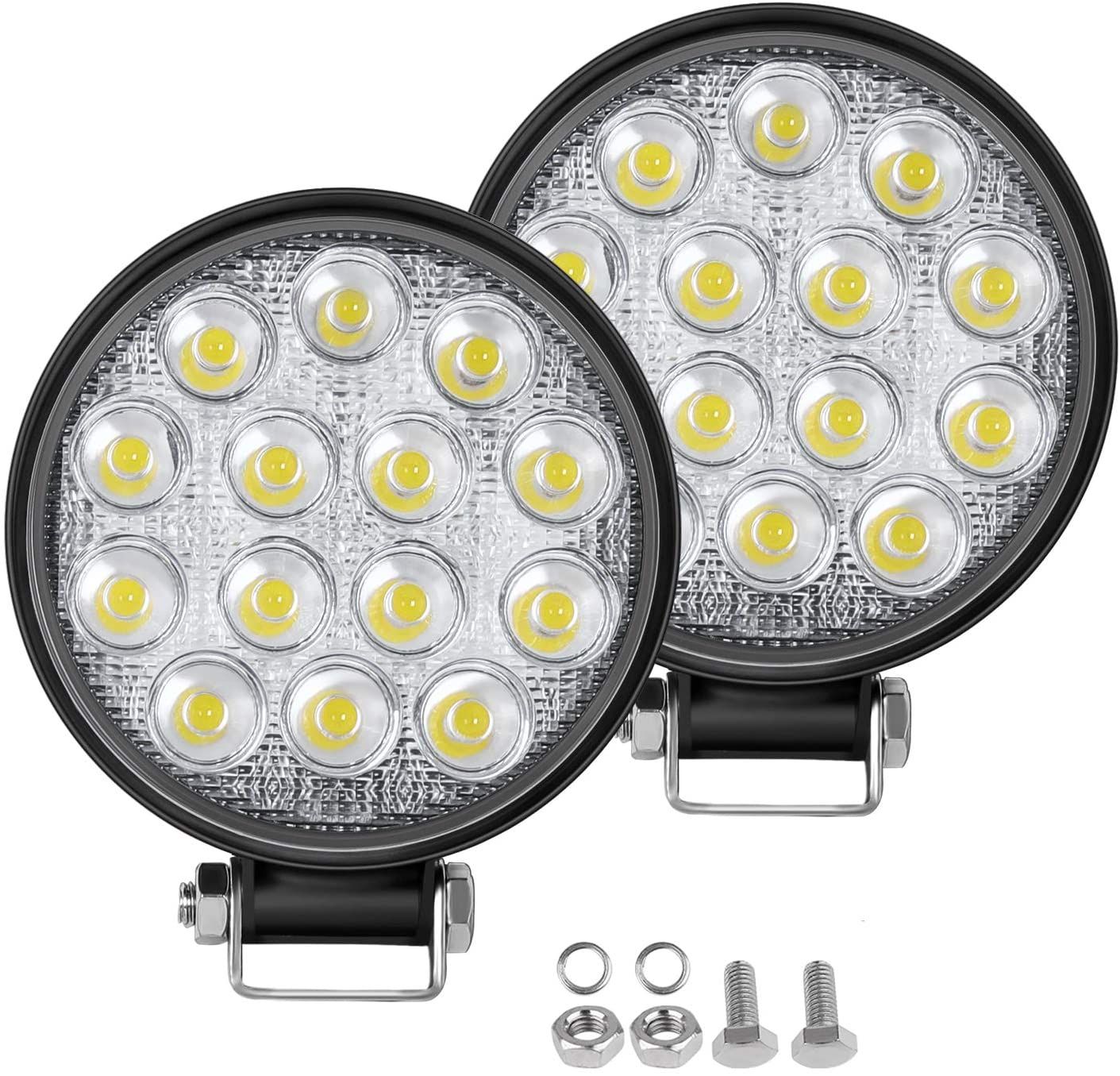 Space Yuvarlak 14 Led Beyaz Sis Lambası Adet / LASS316