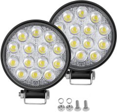 Space Yuvarlak 14 Led Beyaz Sis Lambası Adet / LASS316