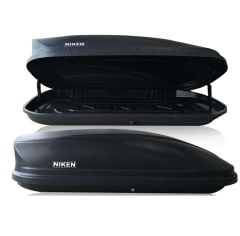 Araç üstü tabut bagaj yük bagajı 3 kilitli siyah 450lt  NİKEN