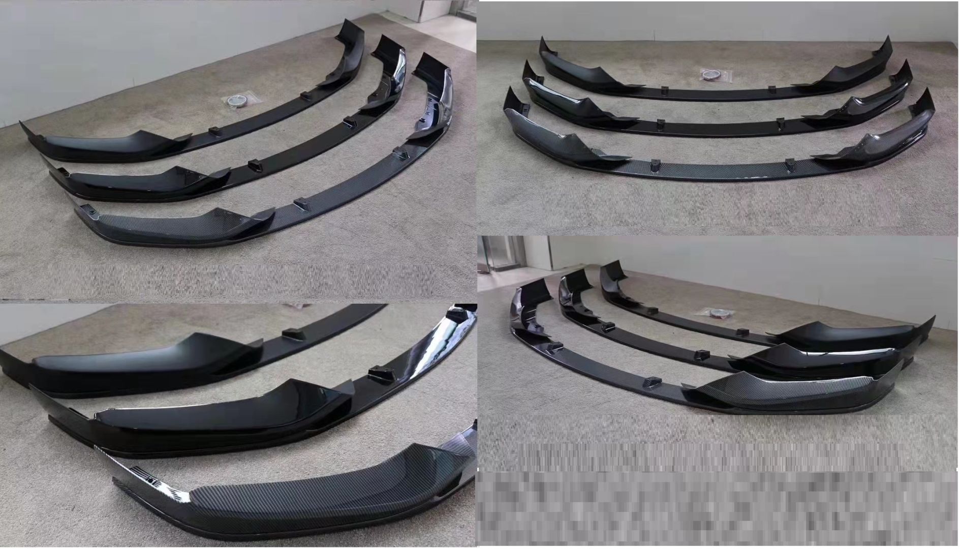 Bmw g30 m performance ön tampon altı lip 2017 / 2020