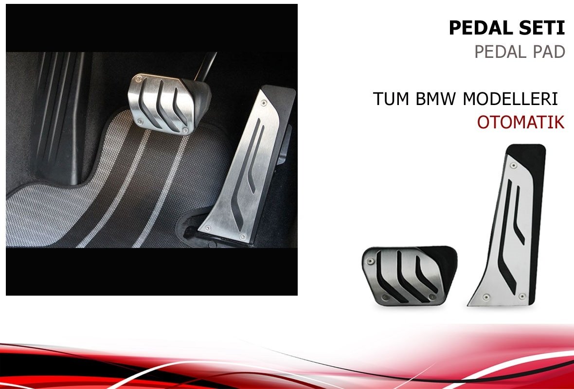 BMW X1 e84 pedal seti takımı geçmeli otomotik 2 parça 2009 / 2016