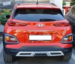 Hyundai kona ön arka tampon koruması difüzör