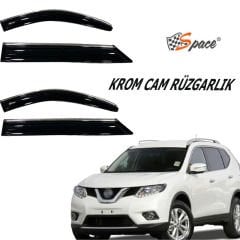 Nissan X-Trail Krom cam rüzgarlığı  2014-2020 / CARU402