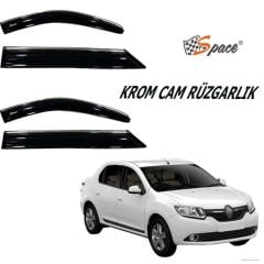 Renault Clio Symbol Krom cam rüzgarlığı 1.2mm  1998-2015 4'lü / CARU443