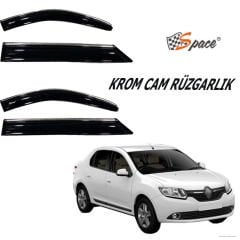 Renault Clio Symbol Krom cam rüzgarlığı 1.2mm  1998-2015 4'lü / CARU443