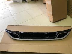 Vw golf 7 arka tampon difüzörü 7.5 görünüm çift çıkış parlak siyah