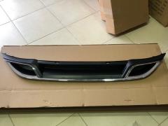 Vw golf 7 arka tampon difüzörü 7.5 görünüm çift çıkış parlak siyah