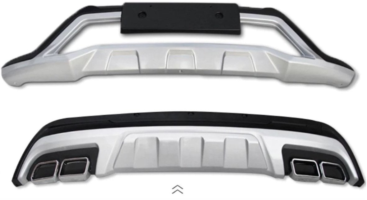 Hyundai tucson ön arka tampon koruması difüzör 2015 / 2017 turbolu modeller için