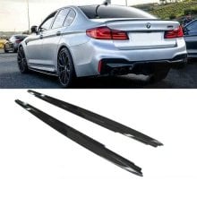 Bmw G30 yan marşbiyel lip pianoblack 2017 / 2023
