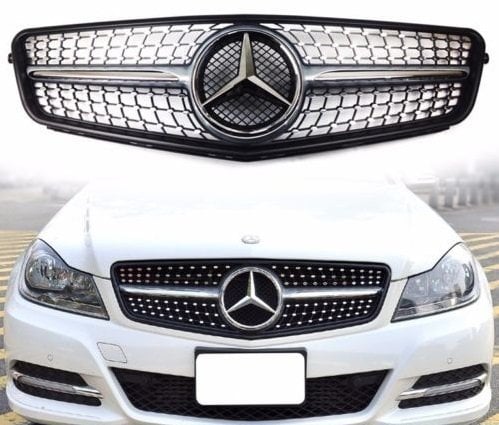 Mercedes w204 diamond amg ön panjur ızgara seti 2007 -2012