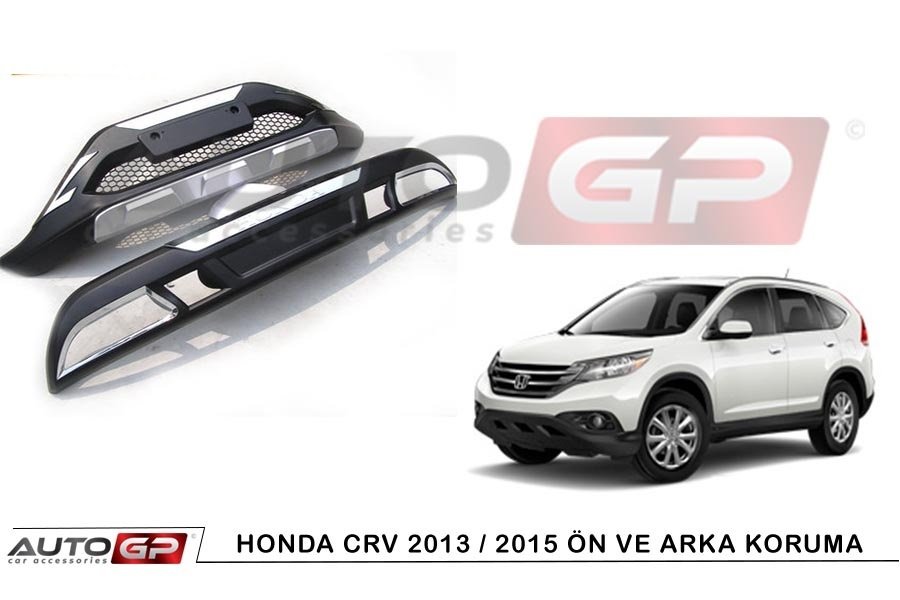 Honda crv uyumlu ön ve arka tampon koruma difüzör plastik 2013 / 2015