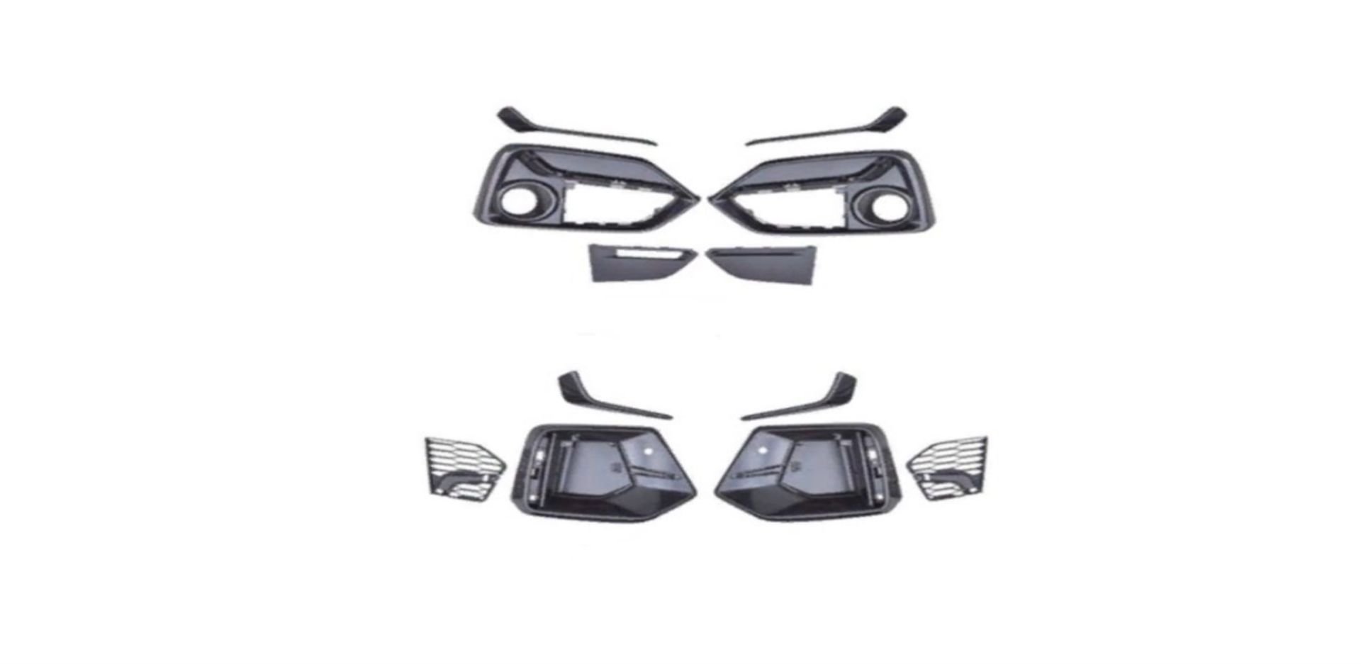 Honda civic fk7 uyumlu facelift ön ve arka sis kapakları 2017+