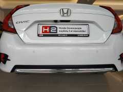 honda civic fc5 uyumlu arka tampon alt çıta nikelaj 2016-2020