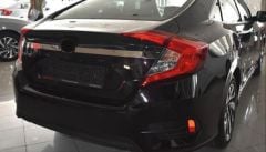 honda civic fc5 uyumlu bagaj üstü nikelaj kaplama dar 2016-2020
