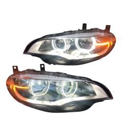Bmw x6 e71 ön far lambası ledli adaptive görünüm 2008 / 2014