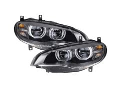 Bmw x6 e71 ön far lambası ledli adaptive görünüm 2008 / 2014