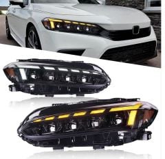 Honda civic fe1 ön far lambası ledli ultimate 4 lens 2021+