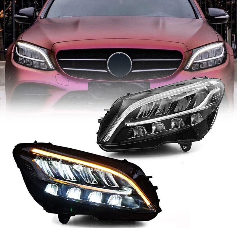 Mercedes w205 ön far lambası takımı facelift model 2014 / 2019