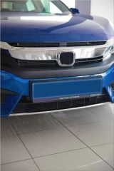 honda civic fc5 uyumlu ön tampon alt nikelajı 2 parça 2016-19