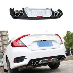 Honda civic fc5 arka tampon difüzörü 4 çıkış 2016 / 2020