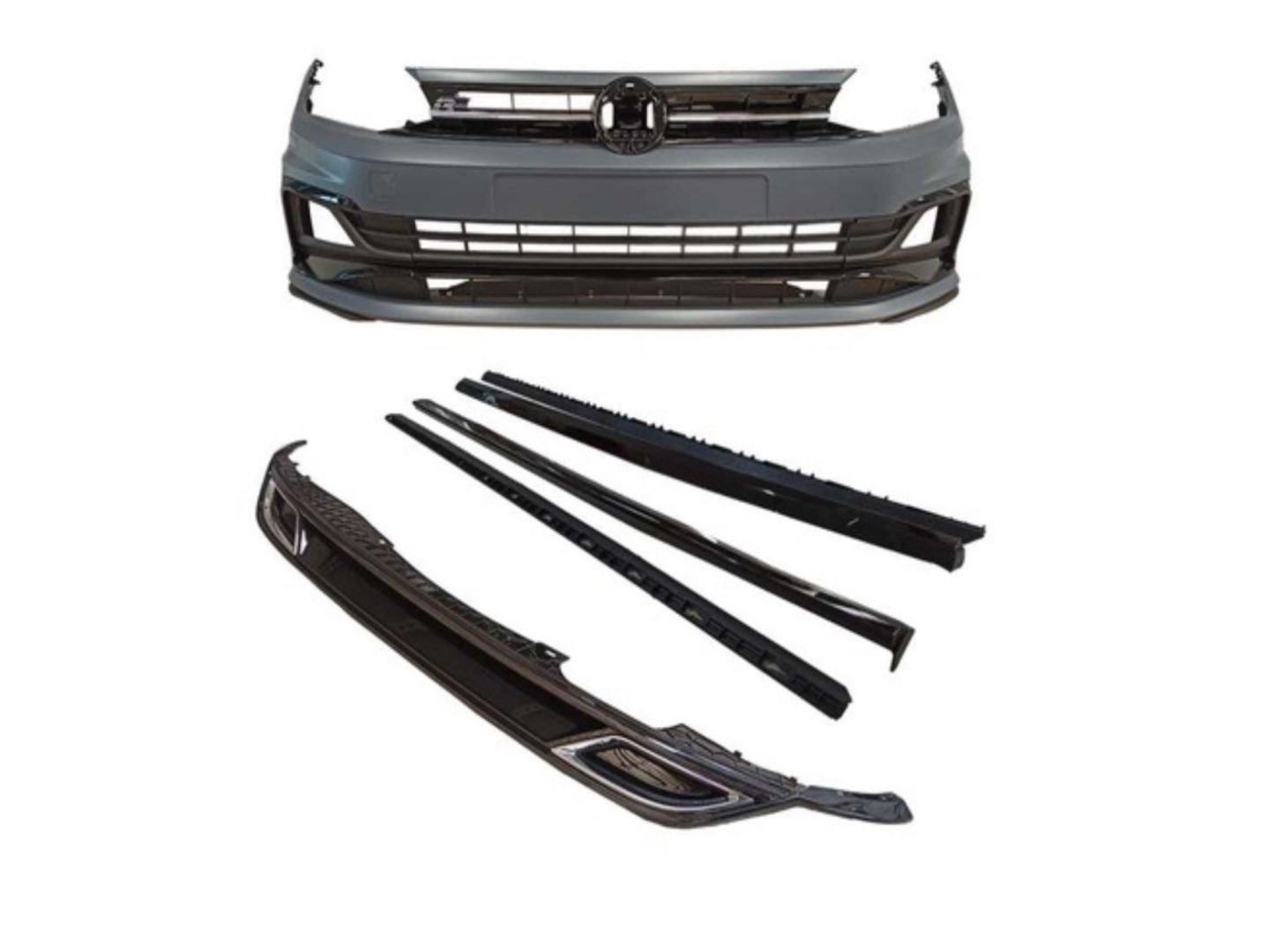 Vw polo aw1 rline body kit tampon seti 2018+