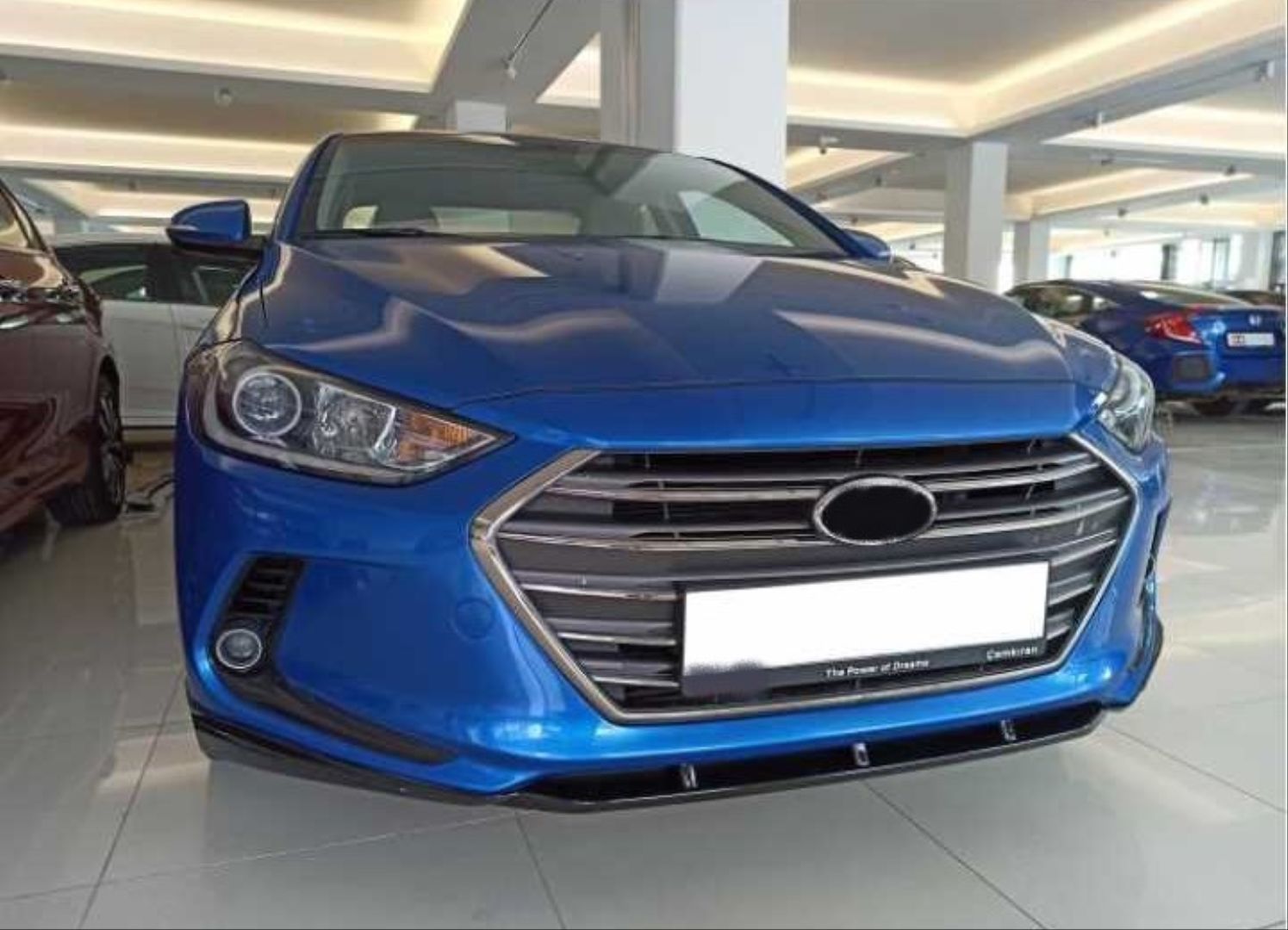 Hyundai elantra ön tampon altı lip 3 parça 2016 / 2019