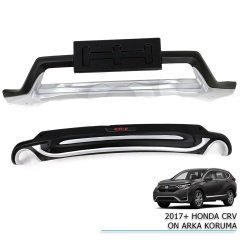 Honda crv uyumlu ön ve arka tampon koruma difüzör plastik 2018+