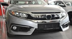 honda civic fc5 uyumlu ön panjur dizayn b 2016-2020