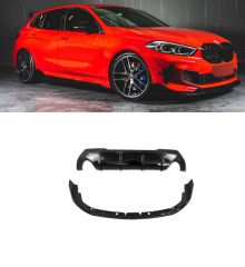 Bmw f40 ön tampon altı lip ve arka difüzör m performance 2019+