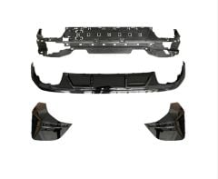 Bmw g26 440 arka tampon difüzörü ve egzoz ucu seti 2022+