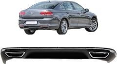 Vw passat b8 rline arka tampon difüzörü 2016 / 2020