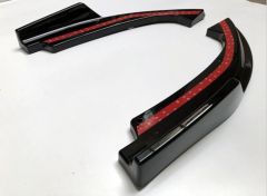 honda civic fc5 uyumlu arka çıkıntılı flap parlak siyah 2016-2020