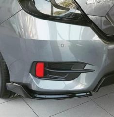 honda civic fc5 uyumlu arka çıkıntılı flap parlak siyah 2016-2020