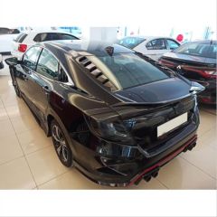 honda civic fc5 uyumlu arka cam üstü kaplama 2 parça  2016-2020