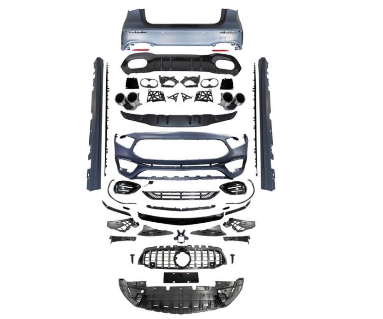 Mercedes w177 hb a45 body kit tampon seti full a serisi 2018+