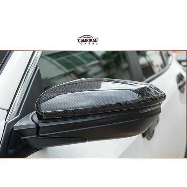 honda civic fc5 uyumlu ayna kapağı karbon 2016-2020