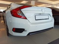 honda civic fc5 uyumlu arka tampon çıta karbon 2016-2020