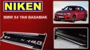 Bmw X4 yan basamak marşbiyel koruma 2014