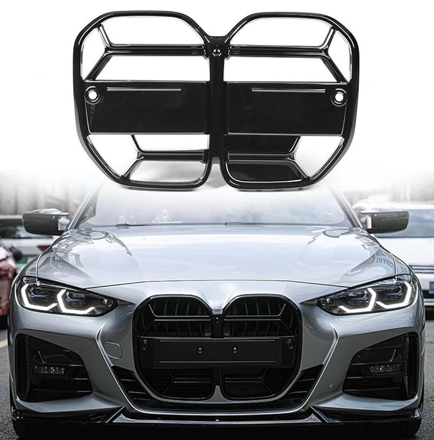 Bmw g22 g23 m4 cs ön böbrek panjur pianoblack 2020+