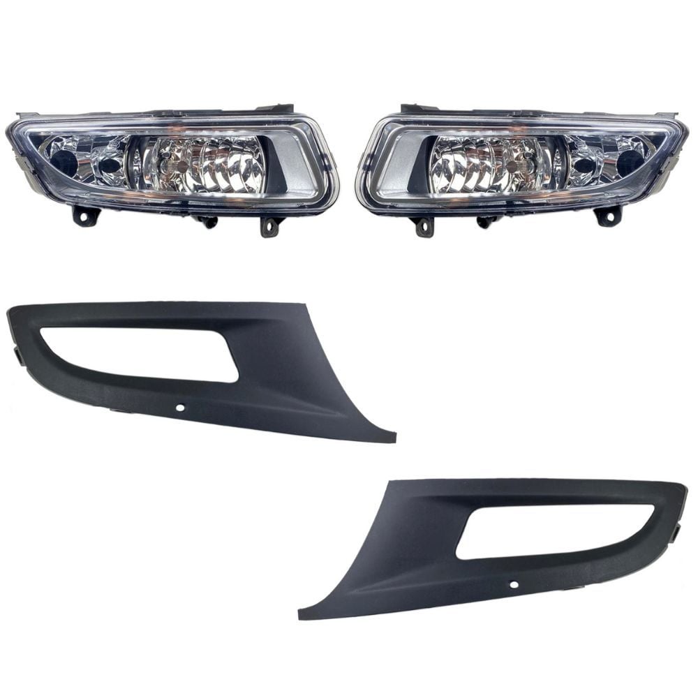 Vw polo 6r sis lambası farı ve sis çerçeve seti 2010 / 2014