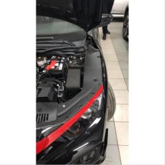 honda civic fc5 uyumlu çamurluk üst iç koruma kaplaması logolu  2016-2020